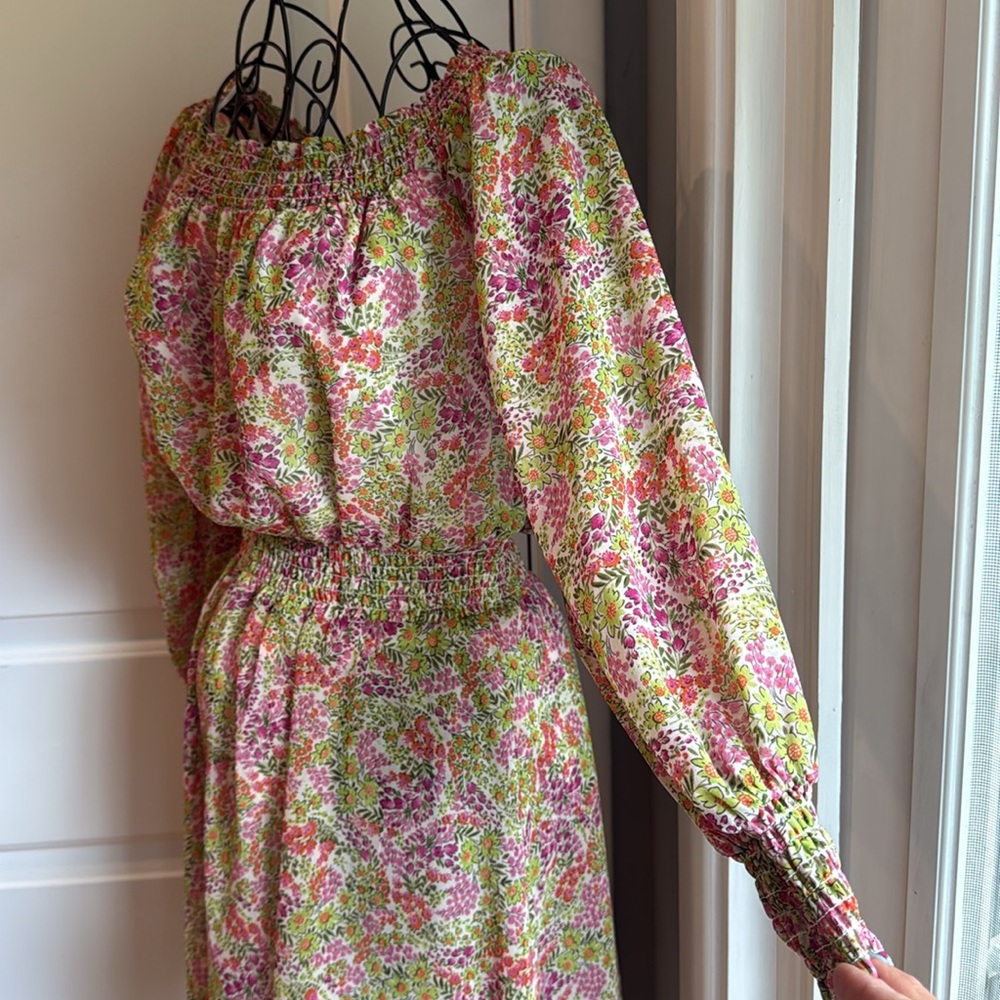 LEYDEN Ciron Daisy off the shoulder dress - Picture 4 of 5